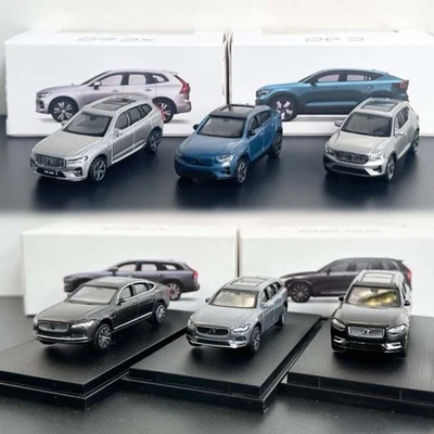 1/64 Scale Volvo XC90/XC60/XC40/S90/V90/C40 Silver Diecast Car Model - Image 1 of 3