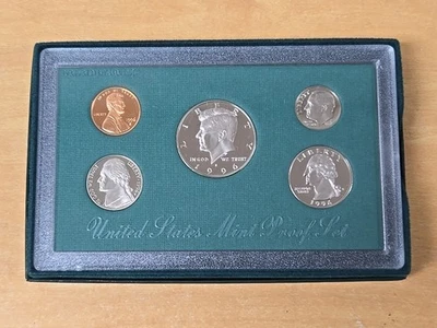 1996-S US Mint Proof Bank Set Original Box  5 Coins, with COA RARE - Image 1 of 4