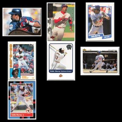 Lote de 7 tarjetas de béisbol Eddie Murray 1995 Pinnacle Cleveland Indians conjunto colección Foto 1 de 4
