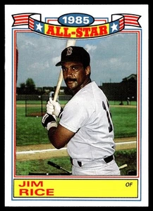 1985 TOPPS ALL-STAR GAME COMMEMORATIVE JIM RICE #6 - Picture 1 of 2