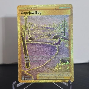 Pokemon Gapejaw Bog 213/195 Oro Segreto Raro Pokemon Tempesta Argento quasi nuovo - Foto 1 di 2