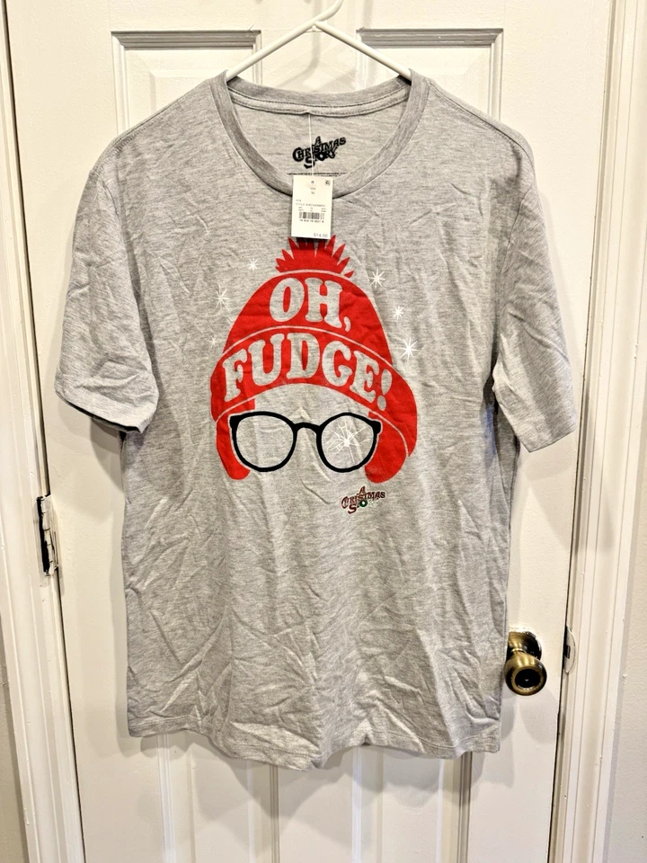 Camiseta de Natal unissex ou masculina tamanho médio - Uma história de Natal - Imagem 1 de 1