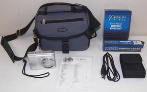 Mint!! Works!! ROKINON 8 MP "Point & Shoot" COMPACT DIGITAL CAMERA #DZ880 Bundle - Picture 1 of 6