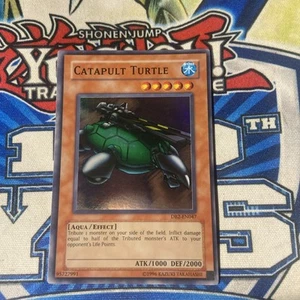 YUGIOH TCG: Catapult Turtle DB2-EN047 Super Rare Unlimited Edition - Picture 1 of 10