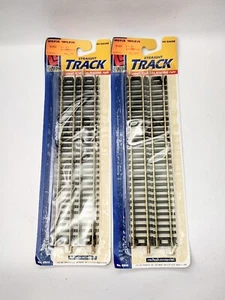 Life Like HO Scale Straight Train Track #8600 Lot of 2 4-packs - Picture 1 of 3