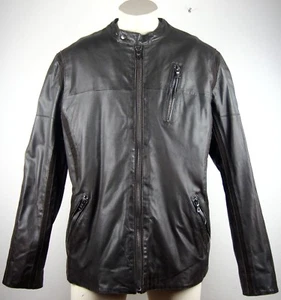 GUESS by MARCIANO LOS ANGELES LEATHER JACKET Herren Lederjacke Gr.3XL NEU ETIKET - Bild 1 von 12
