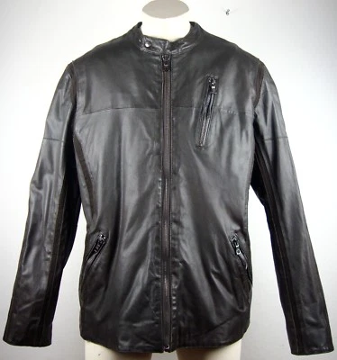 GUESS by MARCIANO LOS ANGELES LEATHER JACKET Herren Lederjacke Gr.3XL NEU ETIKET - Bild 1 von 4