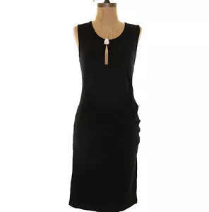 Charles Henry Nordstrom Tank Kleid Gr. S/M Rüschen Strick Modal schwarz B55 - Bild 1 von 4