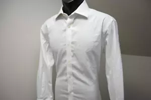 T.M. Lewin Dress Shirt Slim White Mens Sz Large Size 16-33 - Picture 1 of 7