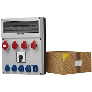 Distribuidor de corriente GR-S/FI 1x32A 3x16A 5x230V interruptor 0-1 franz/be... - Imagen 1 de 3