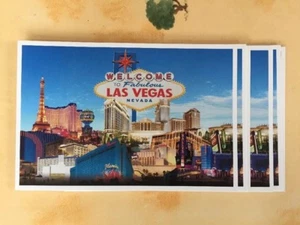 10 cartoline Welcome To Fabulous Las Vegas 2014 Caesars Entertainment vuote 6x4 - Foto 1 di 3