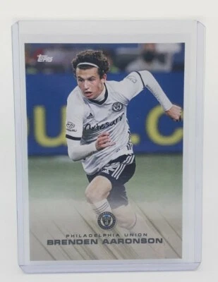 2020 Topps MLS Playoffs Brenden Aaronson #18 Rookie RC USA  - Image 1 of 2