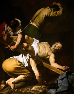 The Crucifixion of Saint Peter by Caravaggio - ULTRA PREMIUM SATIN 8X10" PRINT - Picture 1 of 1