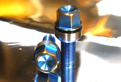 20 set 14x1.5 29mm R14 Floating Seat Titanium Lug Wheel Bolts Porsche Panamera - Image 1 of 4