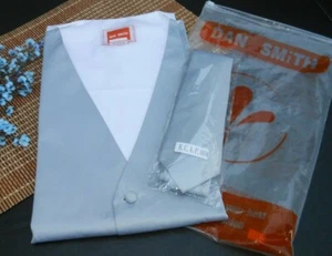 Men's  DAN SMITH SILVER /  GREY FORMAL  VEST & TIE SET ~ 5XL NEW - Picture 1 of 6