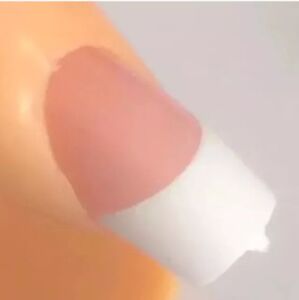2x 24 Full Cover Nails Tips  Weiß Rosa French Künstliche Fingernägel Kunstnägel 