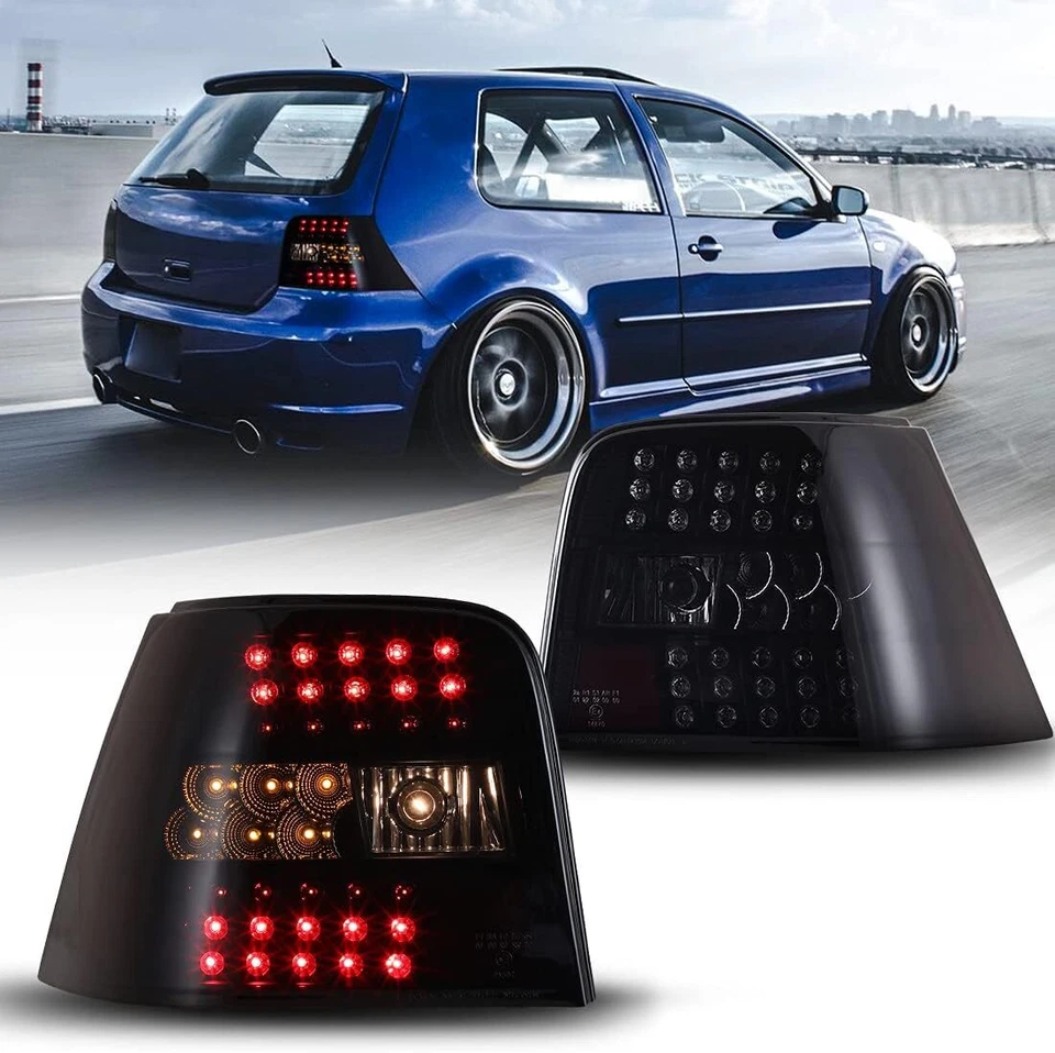 Luces traseras LED para Volkswagen Golf GTI MK4 1999-2004 reemplazar luces traseras L+R Foto 1 de 4
