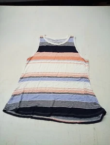 Maurices 24/7 Light Weight Striped Tank Top MuliColor Large - Picture 1 of 5