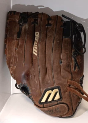 Broke In Mizuno Left Handed Baseball Glove - Image 1 of 4