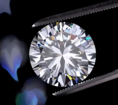 1 Pcs lab Grown First Grade  Diamond 9 mm Round D - F Certified Loose CVD - Image 1 of 4