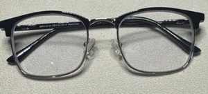 Impression IMPM-22-03 Black/Gold Eyeglasses Frames 52-19-143-41 - Picture 1 of 4
