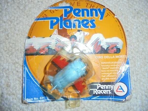 TAKARA PENNY RACERS PENNY PLANES JUMBO JETSETTER~BLUE~MINT ON CARD~MIP~RARE~HTF! - Picture 1 of 6