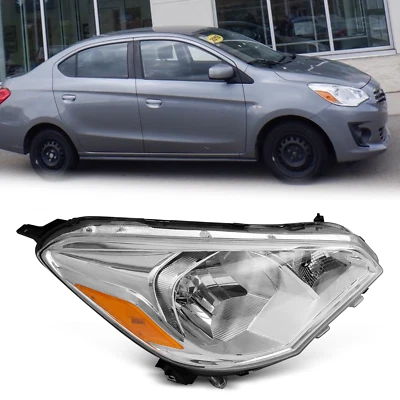 Headlight  For 2017 2018 2019 2020 Mitsubishi Mirage G4 Passenger Right Side Foto 1 de 4
