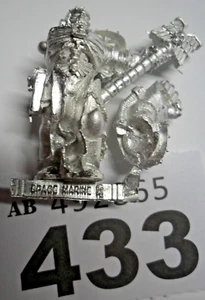 Warhammer 40k Marines Espaciales Adeptus Astartes Metal Capellán Poder Puño W433 - Imagen 1 de 3