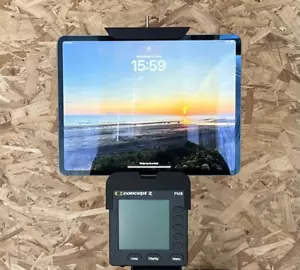 Concept 2 PM5 Fahrrad Erg Maschine Tablet iPad Samsung XL Halter - Bild 1 von 4