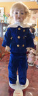 Antique Sch-Hoff '3 1/2' Bisque/Kid Character BOY DOLL 20" Restrung/Velvet suit!