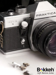 [ Light Silver ] Small Shutter Soft Release Button Metal Leica M6 M3 RF SLR - Picture 1 of 2