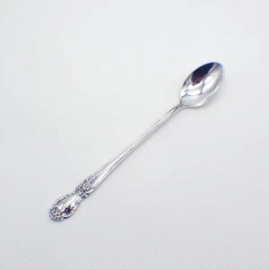 Brocade Baby Feeding Spoon International Sterling Silver 1950 No Mono - Picture 1 of 4