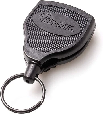 KEY-BAK SUPER48 Locking Retractable Keychain, Steel Belt Clip, Made in the USA - Image 1 of 4