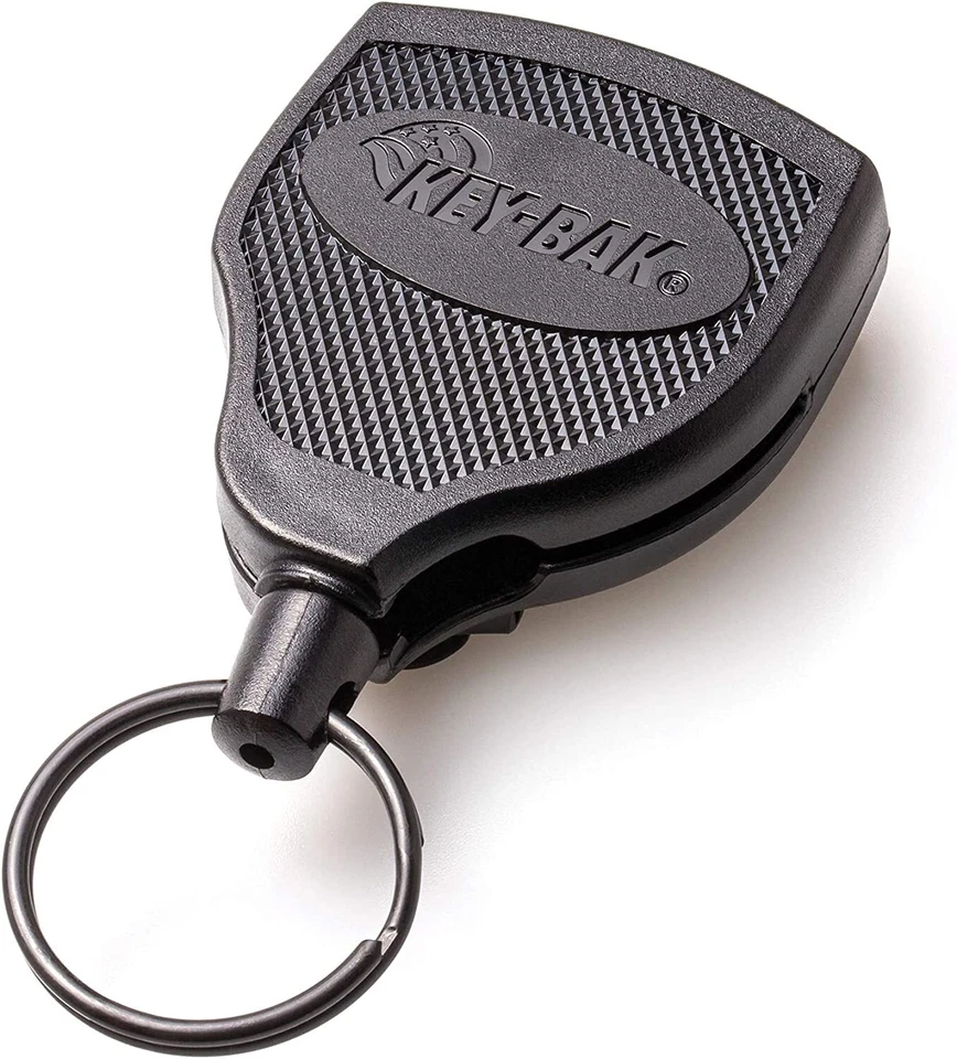 KEY-BAK SUPER48 Locking Retractable Keychain, Steel Belt Clip, Made in the USA - Image 1 of 4