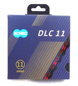 KMC DLC 11 Speed Chain - Black/Red - Picture 1 of 1