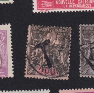 ❤️❤️❤️ Timbre Nouvelle-Calédonie Taxe colonie, N° 5, 25 Groupe oblitéré 3 ❤️❤️❤️ - Imagen 1 de 1