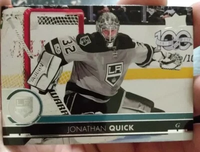 2017-18 17-18 Upper Deck UD Series 1 Base #90 Jonathan Quick Kings - Image 1 of 4