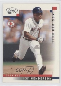 2003 Leaf Rickey Henderson #25 HOF