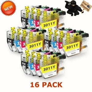 16 NEW LC3011 BCMY Ink Cartridge for Brother MFC-J491DW MFCJ497DW/J690DW/J8950DW - Picture 1 of 5