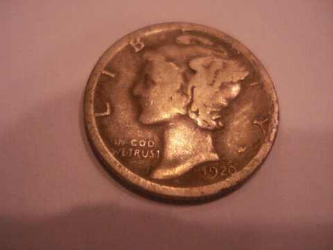 1920-S-MERCURY DIME-F-959 Cover