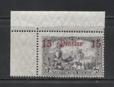 Germany 1912 offices in Turkey 15 Piaster on 3 Mark issue mint**,  $ 456.00