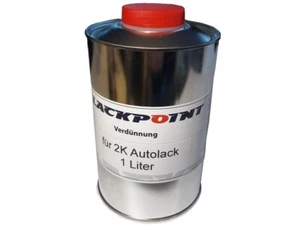 1 Liter Verdünnung 2K Autolack neu UNI Tuning Lackpoint zusatz Verdünnen ! - Afbeelding 1 van 2