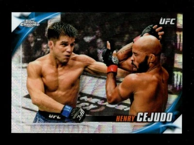2019 TOPPS CHROME KNOCKOUT UFC WAVE REFRACTOR HENRY CEJUDO 5/99 THE MESSENGER - Image 1 of 2