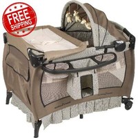 minnie mouse play yard bassinet playpen crib diaper changer