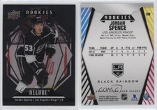 2022-23 Upper Deck Allure Rookies Black Rainbow Jordan Spence #109 Rookie RC