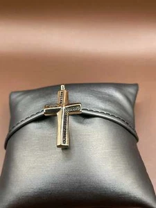 Colgante Cruz Oro 18K REAL 2 Colores - Imagen 1 de 5