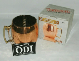 Old Dutch International Solid Copper Moscow Mule Mug Hammered Finish - Picture 1 of 8