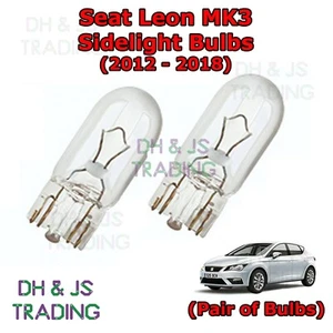 For Seat Leon Front Sidelights Parking Lights Side Light Bulb Bulbs MK3 (12-18) - Picture 1 of 1