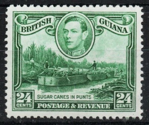 1952 British Guiana SG312 24c Blue Green Upright Wmk VLMM (AM866) - Picture 1 of 1