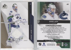 2014-15 SP Game Used Gold Jerseys Eddie Lack #44